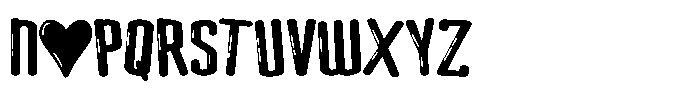 PN Pumpkin Eater Love Glow Font UPPERCASE
