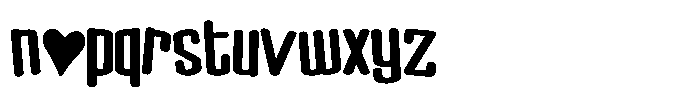 PN Pumpkin Eater Love Font LOWERCASE