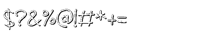 PN Ready For School 3 D Font OTHER CHARS