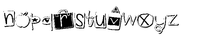 PN Ready For School 3 D Font LOWERCASE