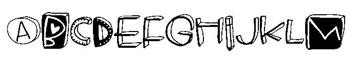 PN Ready For School Dimension Font UPPERCASE