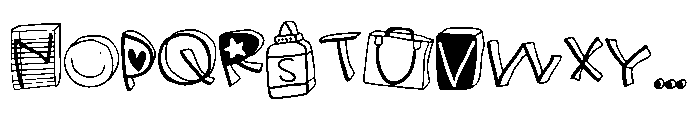 PN Ready For School Dimension Font UPPERCASE