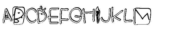 PN Ready for Easter 3 d Condensed Font UPPERCASE