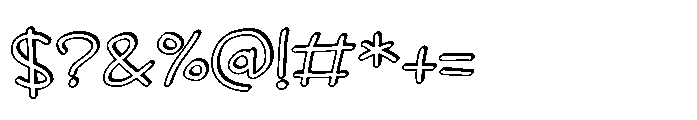 PN Ready for Easter 3 d Expanded Font OTHER CHARS