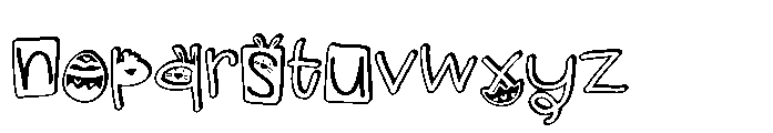 PN Ready for Easter 3 d Expanded Font LOWERCASE