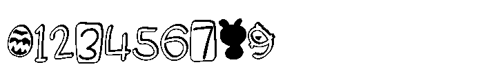 PN Ready for Easter 3 d Font OTHER CHARS