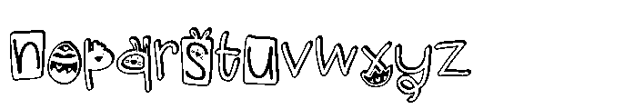 PN Ready for Easter 3 d Font LOWERCASE