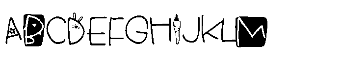 PN Ready for Easter Condensed Font UPPERCASE