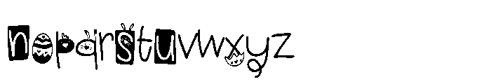PN Ready for Easter Condensed Font LOWERCASE
