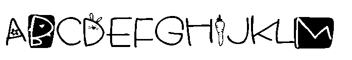 PN Ready for Easter Expanded Font UPPERCASE