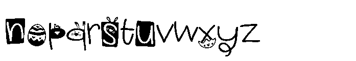 PN Ready for Easter Expanded Font LOWERCASE