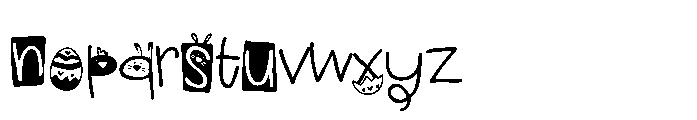 PN Ready for Easter Regular Font LOWERCASE