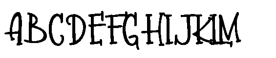 PN Valentine Gift Bold Font UPPERCASE
