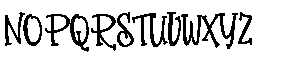 PN Valentine Gift Bold Font UPPERCASE