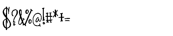 PN Valentine Gift Condensed Font OTHER CHARS