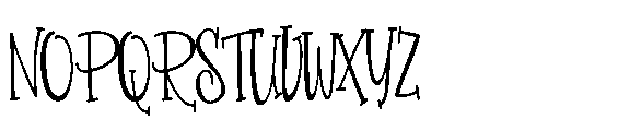 PN Valentine Gift Condensed Font UPPERCASE