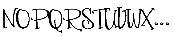 PN Valentine Gift Expanded Font UPPERCASE