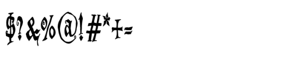 PN Vampiro Condensed Font OTHER CHARS