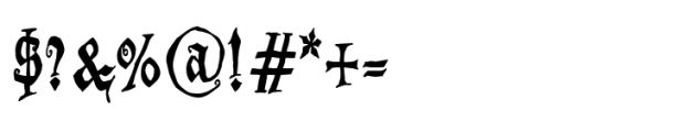 PN Vampiro Regular Font OTHER CHARS
