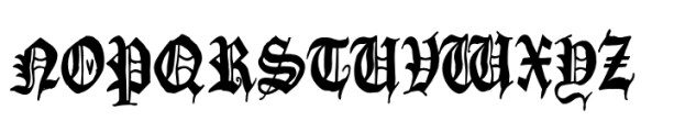 PN Vampiro Regular Font UPPERCASE