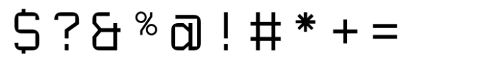 PNA Spatio Mono Regular Font OTHER CHARS
