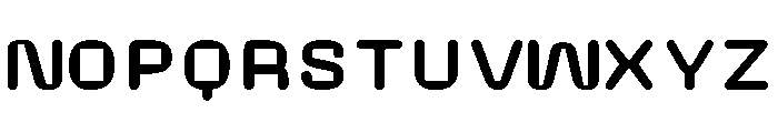 Pneumatica Regular Instance Font UPPERCASE