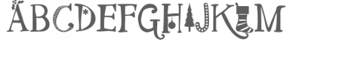 pn christmas town Font UPPERCASE