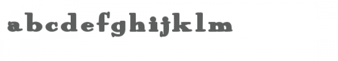 pn golly gee williker bold Font LOWERCASE