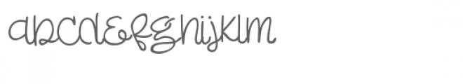 pn grade seven script Font LOWERCASE