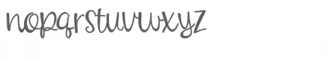 pn jellybean Font LOWERCASE