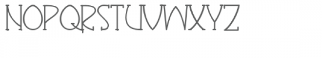 pn juniper serif Font UPPERCASE