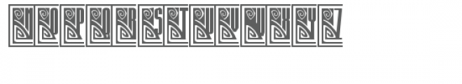 pn lunar box monogram Font UPPERCASE