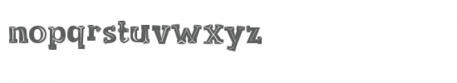 pn pewter dimensional Font LOWERCASE