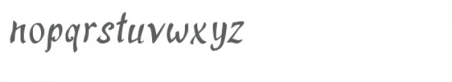 pn quick calligraphy Font LOWERCASE