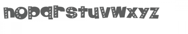 pn quick stitch Font LOWERCASE