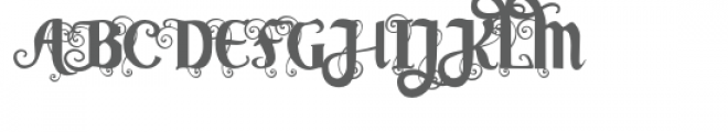 pn sugar prince flourish Font UPPERCASE