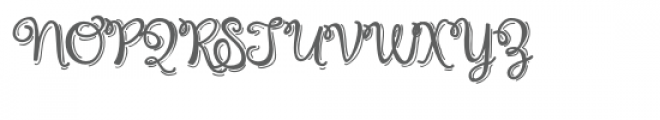 pn unicorn script jitter Font UPPERCASE