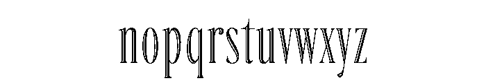 Poblet Bevel Font LOWERCASE
