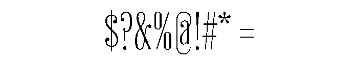 Poblet Extra Light Font OTHER CHARS