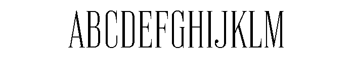 Poblet Extra Light Font UPPERCASE