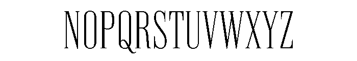 Poblet Extra Light Font UPPERCASE