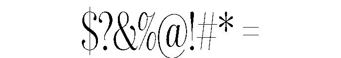 Poblet Light Font OTHER CHARS