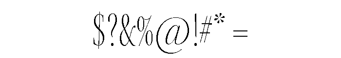 Poblet Regular Font OTHER CHARS