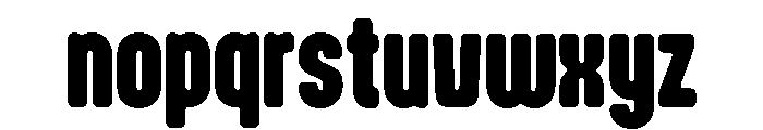 Podium Soft Variable Extra Bold Font LOWERCASE