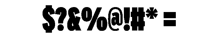 Podium Soft Variable Heavy Font OTHER CHARS