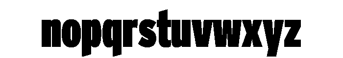 Podium Soft Variable Heavy Font LOWERCASE