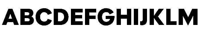 Polymath Black Font UPPERCASE