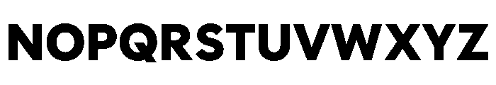 Polymath Black Font UPPERCASE