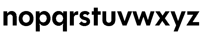 Polymath Bold Font LOWERCASE