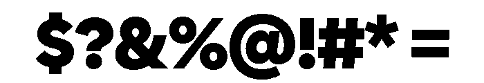 Polymath Display Black Font OTHER CHARS